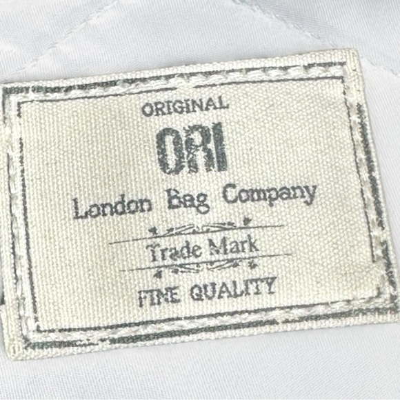 London Bag Company Black Backpack Nylon Front Pocket Buckle Zipper Close - Picture 8 of 15